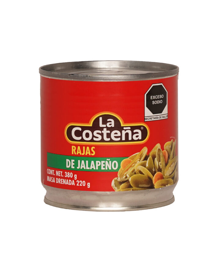 Chiles Jalapeños, Rajas verdes, la Costeña
