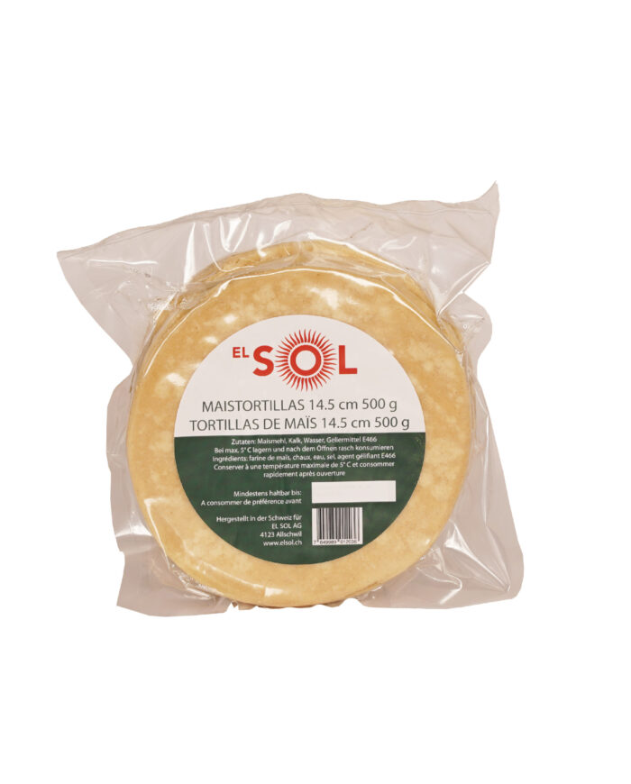 Corn - Tortillas, 14,5 cm, weiss