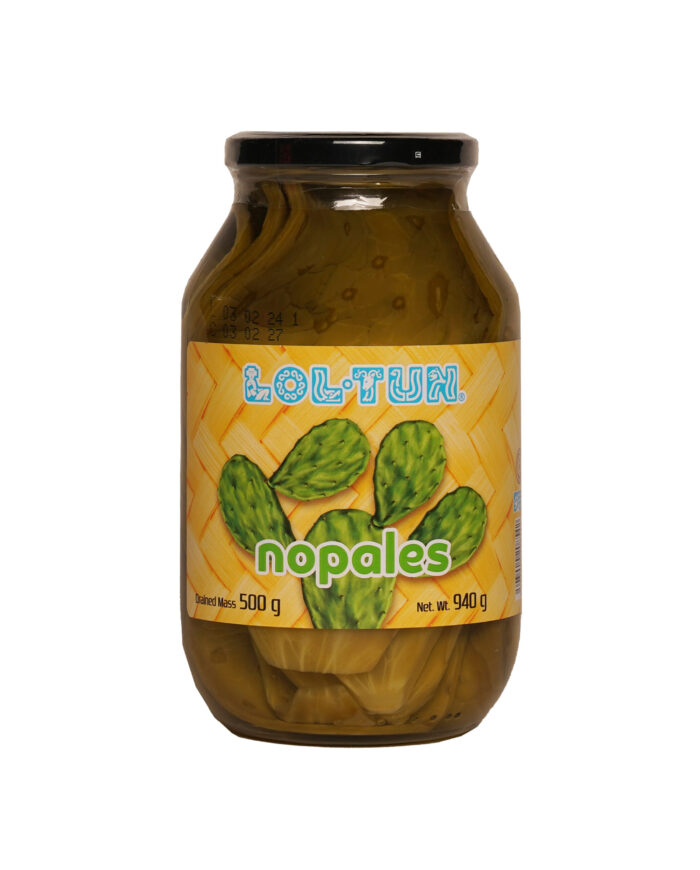 Nopales ganze Blätter in Salzlake, LolTun