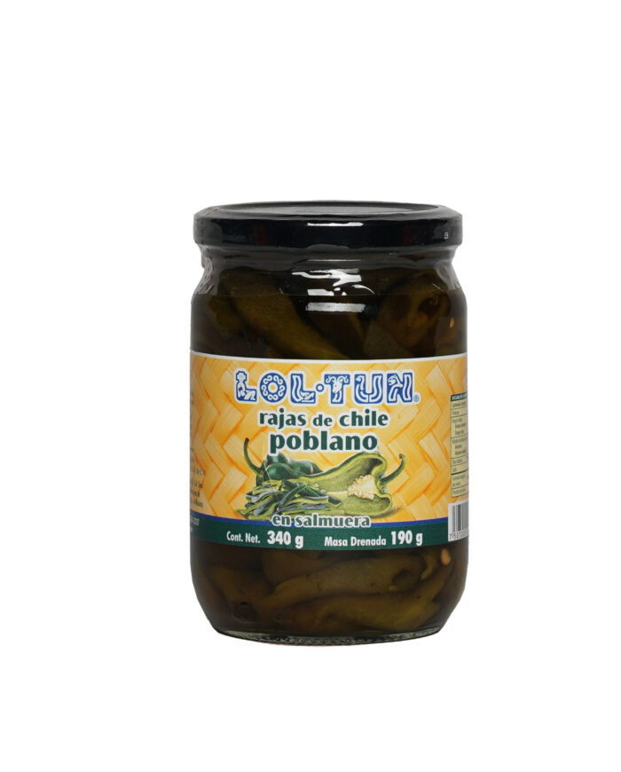 Chiles Poblanos, Rajas, Lol Tun