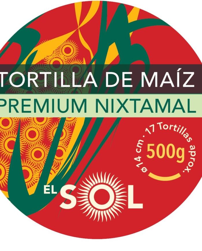 Mais Tortillas Premium, 14 cm, El Sol