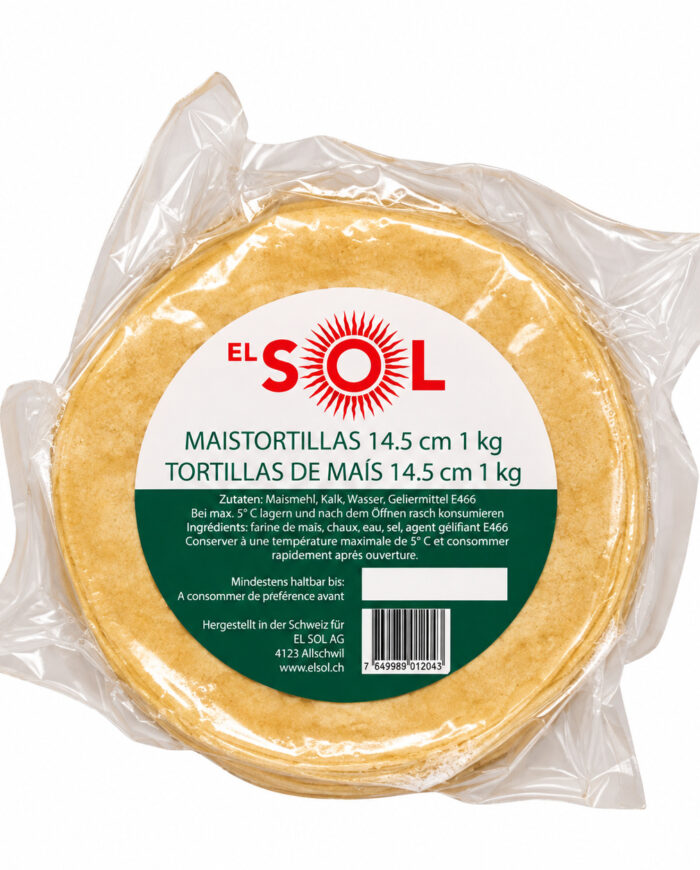 Corn - Tortillas, 14,5 cm, weiss
