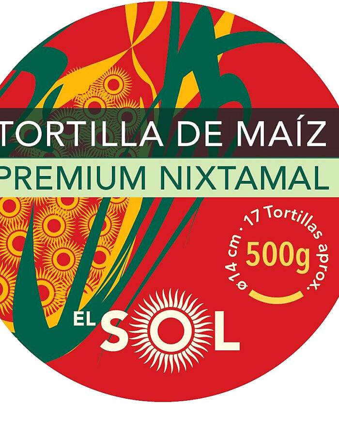 Mais Tortillas Premium, 14 cm, El Sol
