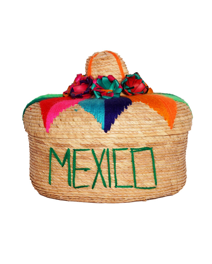 Tortilla Körbchen mit Sombrero Deckel